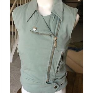 Diesel G-Anta Vest Green Womens Size S (NWT)